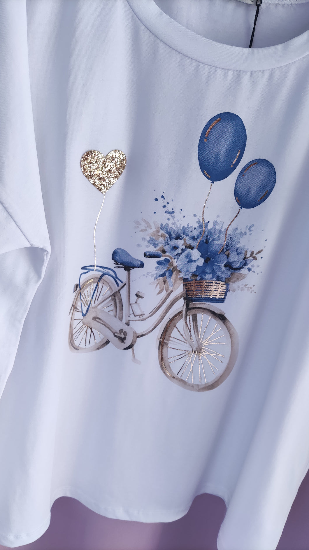 T shirt Manica Corta Romantic Bike