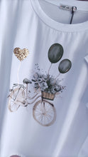 Carica l&#39;immagine nel visualizzatore di Gallery, T shirt Manica Corta Romantic Bike
