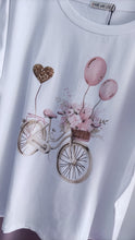 Carica l&#39;immagine nel visualizzatore di Gallery, T shirt Manica Corta Romantic Bike
